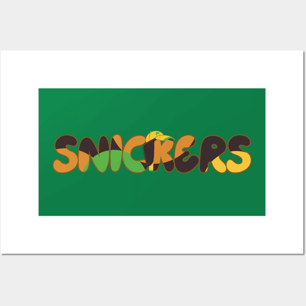 Snickers is a sausage dogs Wall Art by KOMIKRUKII